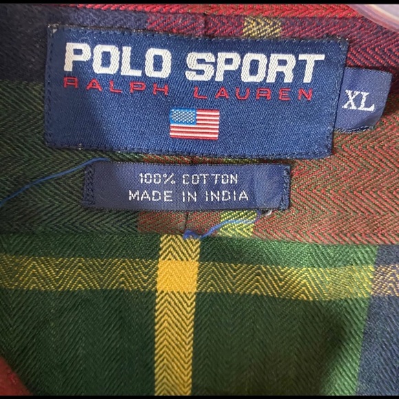 Polo Ralph Lauren Plaid button up XL - Picture 2 of 3